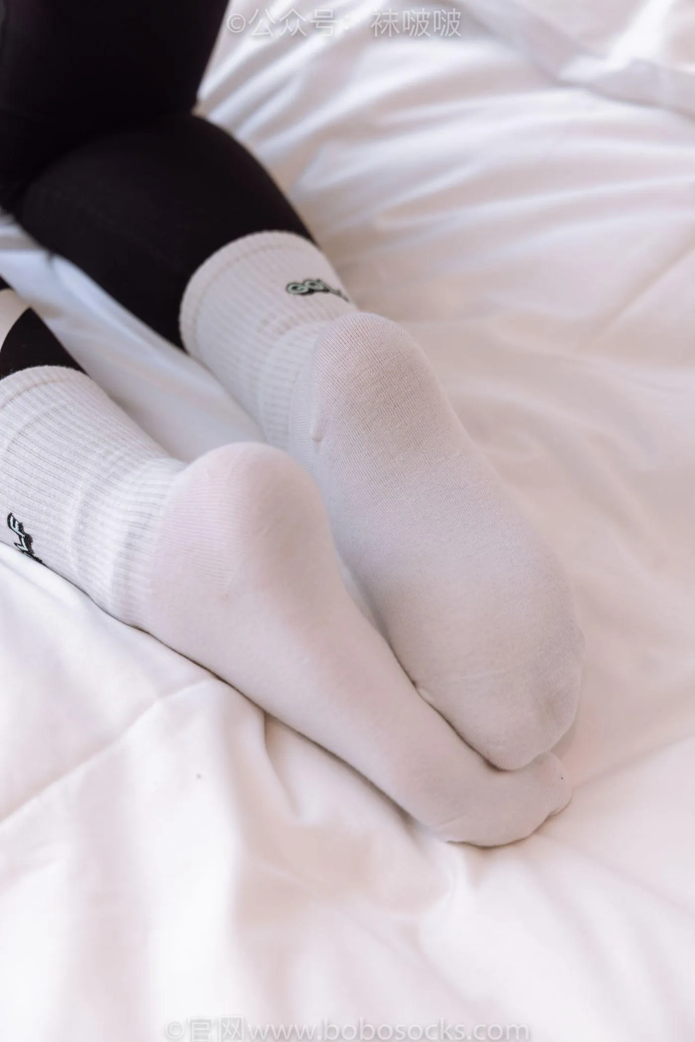 [BoBoSocks袜啵啵]NO.059 砂糖-AJ板鞋、白棉袜、裸足 [142P]插图3